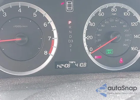 2009 Honda Accord 2.4 Ex-L из США, поврежденный, VIN 1HGCP26809A014507